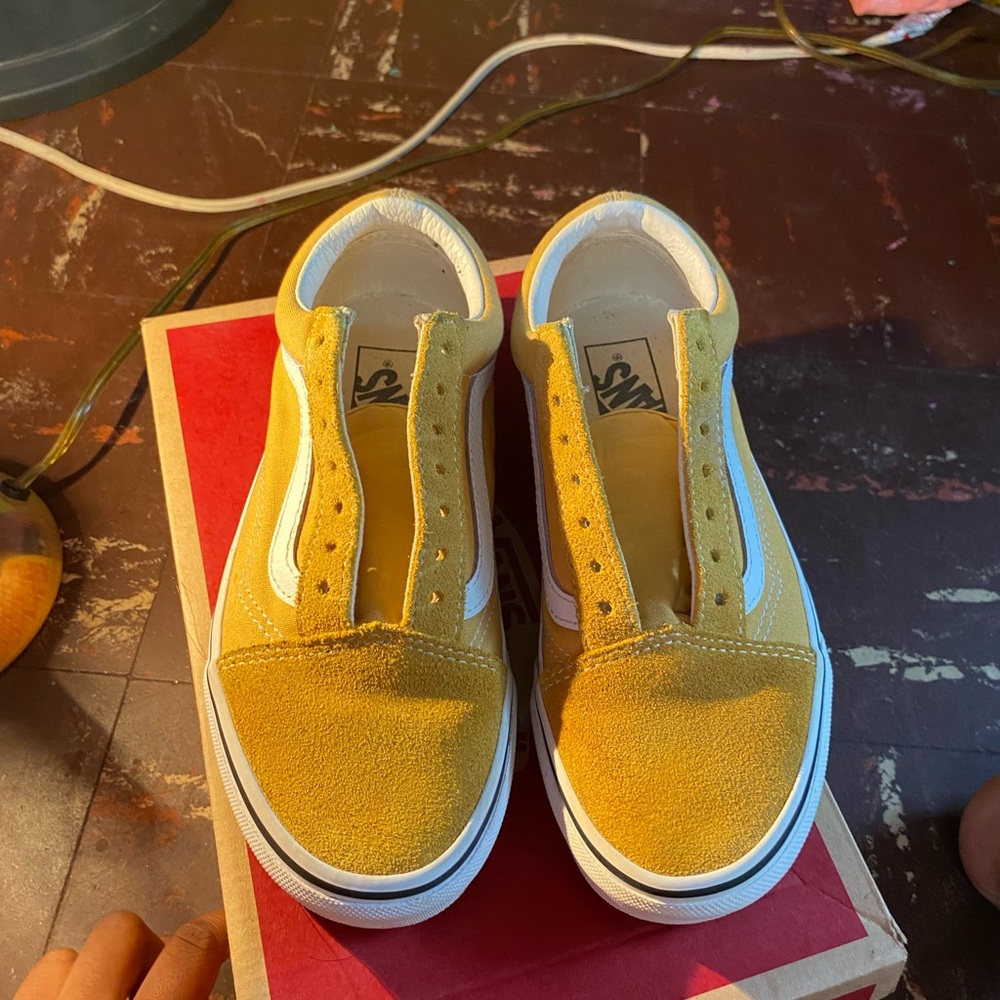 Mustard yellow vans